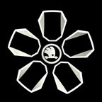 SKODA ORIGINAL  LOGO PROJECTOR LIGHTS Nr. 02 (quantity  1 =  2 Logo Film /  2 door lights)