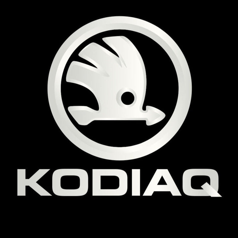 SKODA KODIAQ LOGO LIGHTS Nr.51 (quantity  1 =  2 Logo Film /  2 door lights)