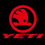 SKODA YETI LOGO PROJECTOT LIGHTS Nr.61 (quantity  1 =  2 Logo Film /  2 door lights)