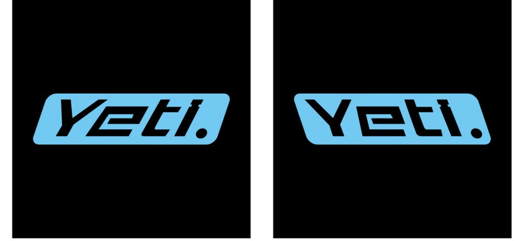 SKODA YETI  LOGO  LIGHTS Nr.55 (quantity  1 =  2 Logo Film /  2 door lights)