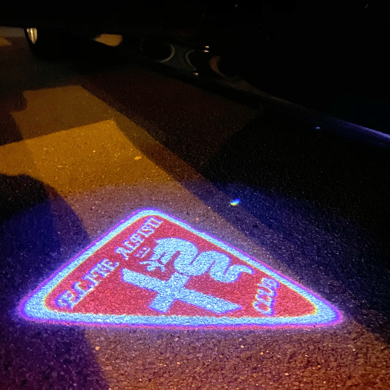 Alfa Romeo Bscione serpente LOGO PROJECTOT LIGHTS Nr.46 (quantità 1 = 2 Pellicola Logo / 2 luci porta) 