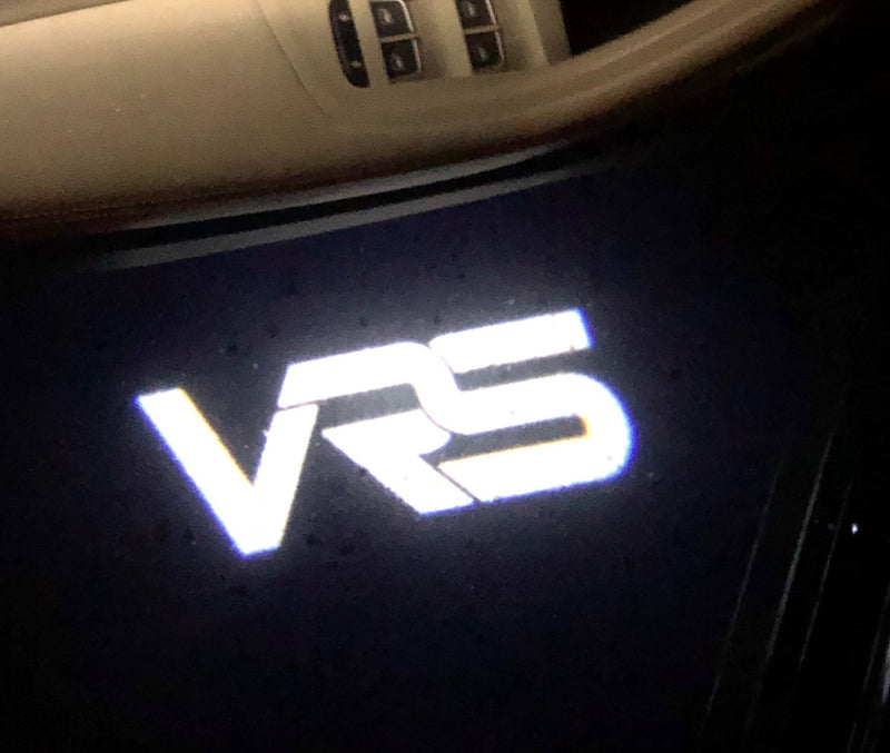 SKODA VRS LOGO PROJECTOT LIGHTS Nr.74 (quantity  1 =  2 Logo Film /  2 door lights)