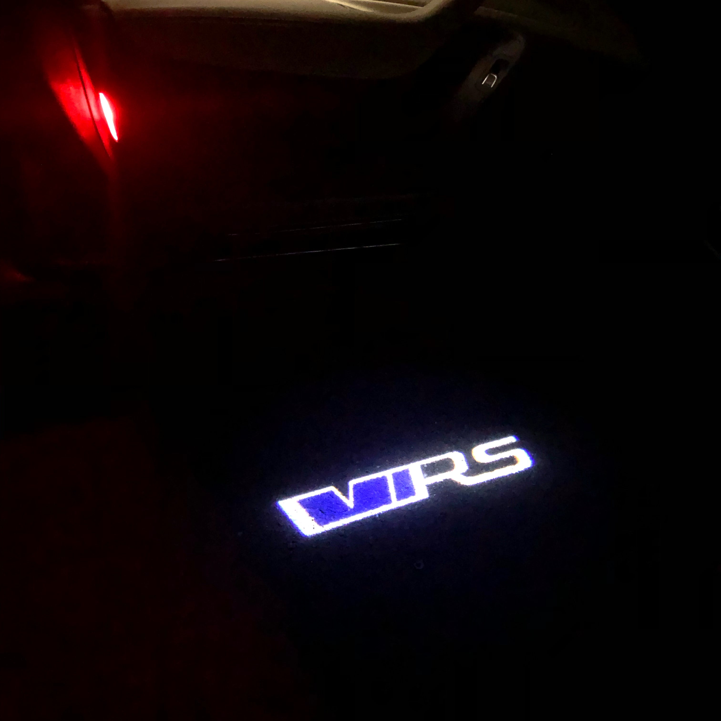 SKODA VRS LOGO PROJECTOT LIGHTS Nr.31 (quantity  1 =  2 Logo Film /  2 door lights)