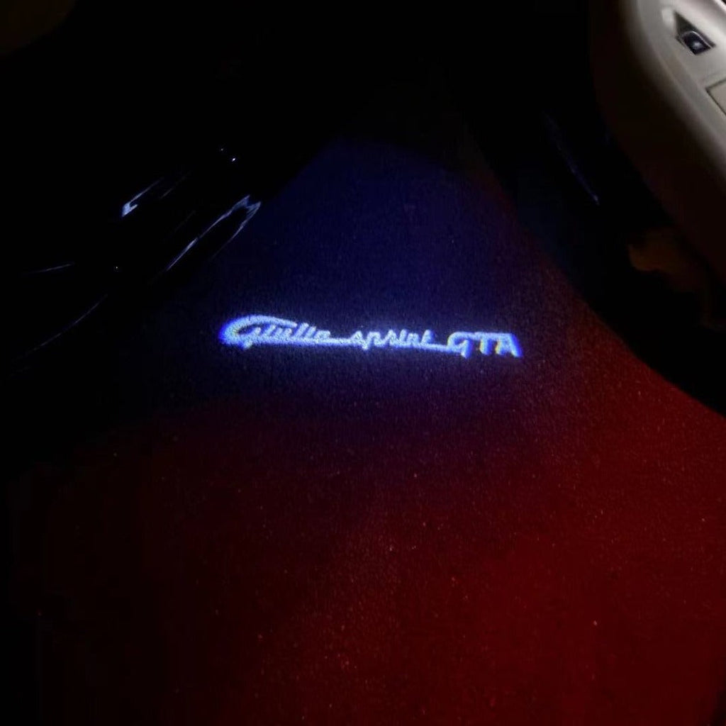 Alfa Romeo Giulietta GTA LOGO PROJECTOT LIGHTS Nr.76 (quantity  1 =  2 Logo Film /  2 door lights)