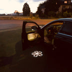 SKODA ORIGINAL  LOGO PROJECTOR LIGHTS Nr. 02 (quantity  1 =  2 Logo Film /  2 door lights)