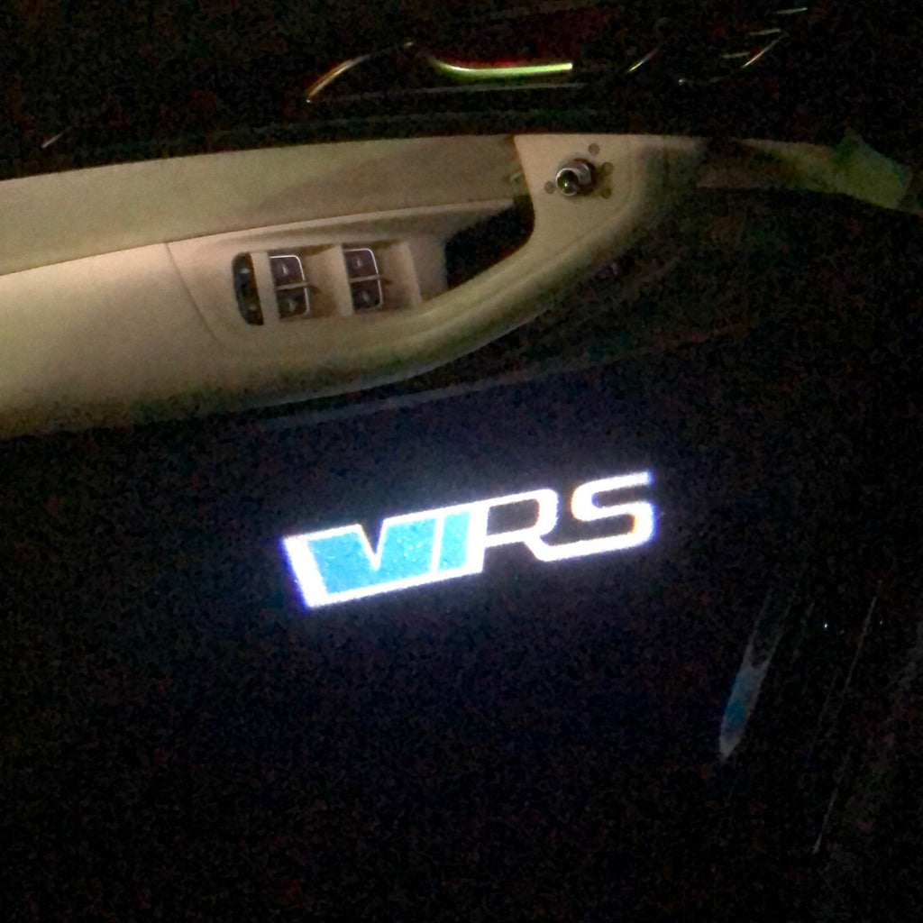 SKODA VRS LOGO PROJECTOT LIGHTS Nr.30 (quantity  1 =  2 Logo Film /  2 door lights)