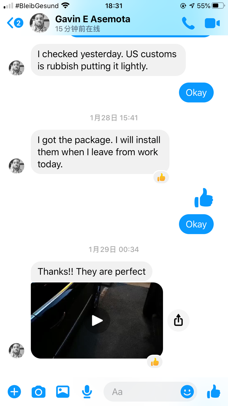 the buyer feedback