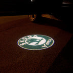 SKODA  YETI LOGO  LIGHTS Nr.109 (quantity  1 =  2 Logo Film /  2 door lights)