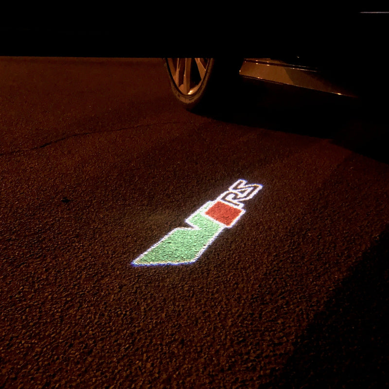 SKODA VRS LOGO PROJECTOT LIGHTS Nr.20 (quantity  1 =  2 Logo Film /  2 door lights)