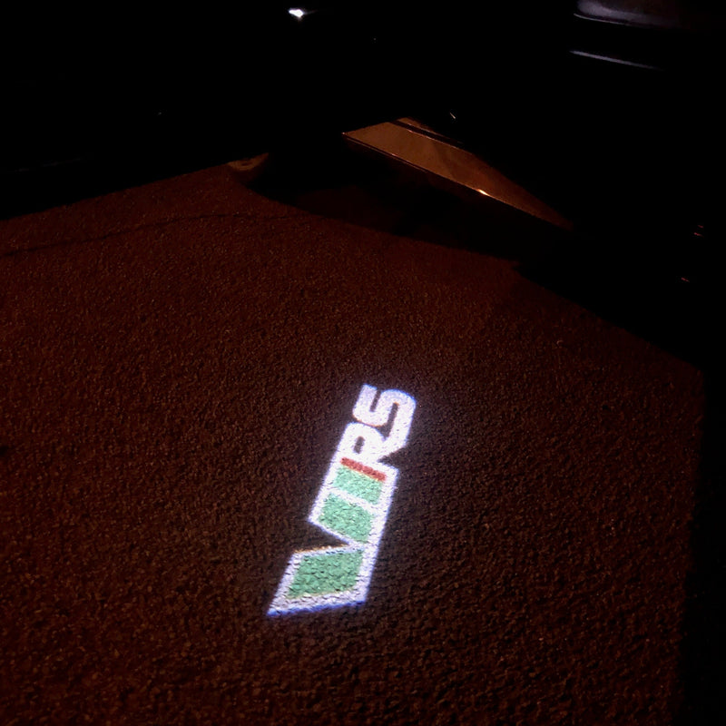 SKODA VRS LOGO PROJECTOT LIGHTS Nr.18(quantity  1 =  2 Logo Film /  2 door lights)