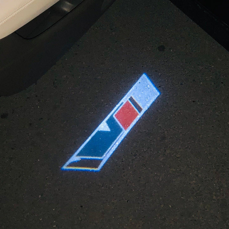 SKODA VRS LOGO PROJECTOT LIGHTS Nr.32 (quantità 1 = 2 pellicole logo / 2 luci porta)