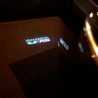 SKODA VRS LOGO PROJECTOT LIGHTS Nr.25 (quantity  1 =  2 Logo Film /  2 door lights)