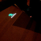 SKODA  KAROQ LOGO PROJECTOT LIGHTS Nr.79  (quantity  1 =  2 Logo Film /  2 door lights)