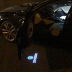 SKODA ORIGINAL LOGO PROJECTOT LIGHTS Nr.14 (quantity  1 =  2 Logo Film /  2 door lights)