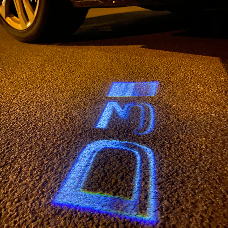 Volvo D 3 LOGO PROJECROTR LIGHTS Nr.129 (quantità 1 = 2 pellicole logo / 2 luci porta) 