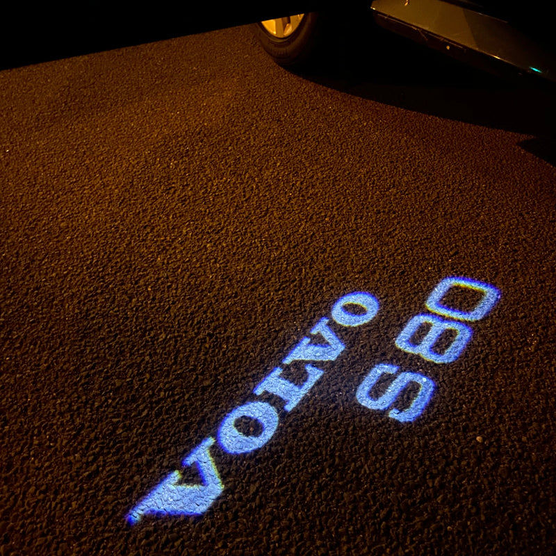 Volvo S 80 LOGO PROJECROTR LIGHTS Nr.104 (Menge 1 = 2 Logofolie / 2 Türleuchten) 