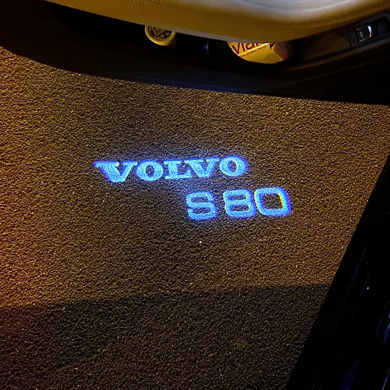 Volvo S 80 LOGO PROJECROTR LIGHTS Nr.104 (Menge 1 = 2 Logofolie / 2 Türleuchten) 