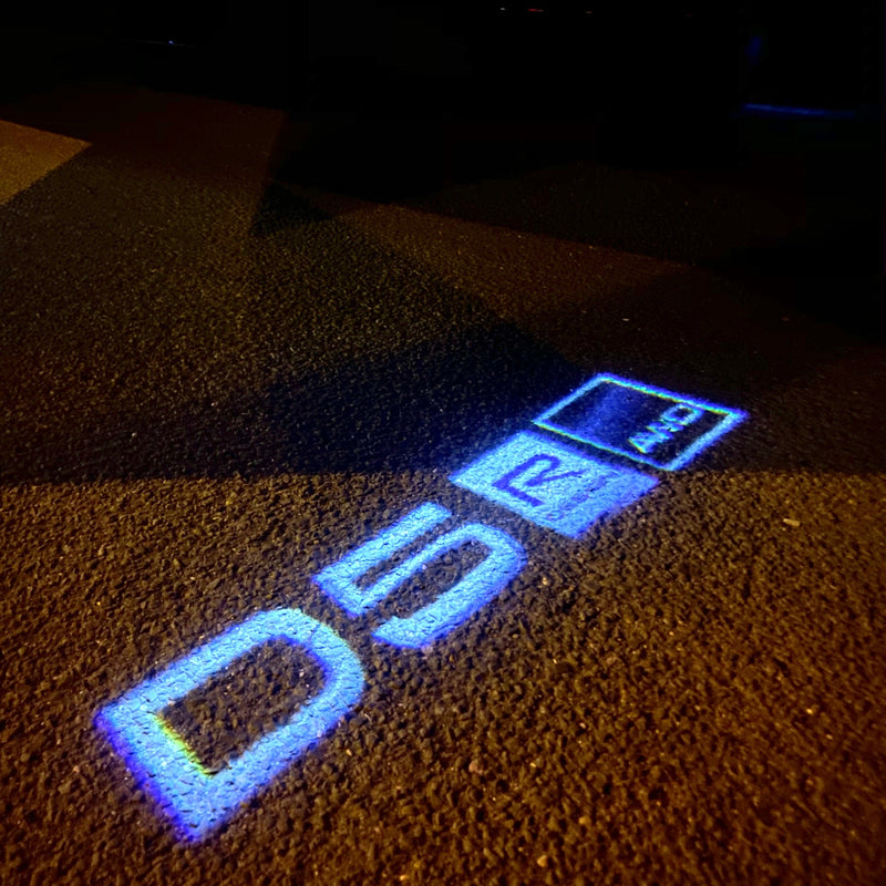 Volvo D5 LOGO PROJECROTR LIGHTS Nr.95 (Menge 1 = 2 Logofolie / 2 Türleuchten) 