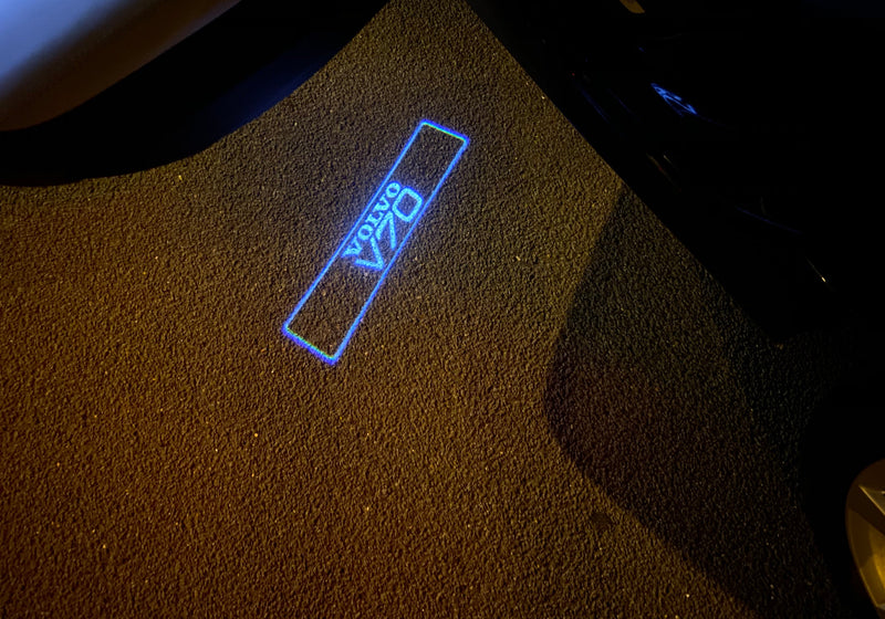 Volvo V 70 LOGO PROJECROTR LIGHTS Nr.38 (quantità 1 = 2 pellicole logo / 2 luci porta) 