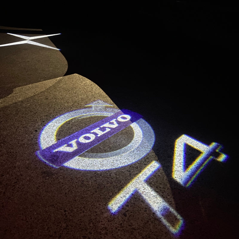 Volvo T4 LOGO PROJECROTR LIGHTS Nr.14 (quantità 1 = 2 pellicole logo / 2 luci porta) 