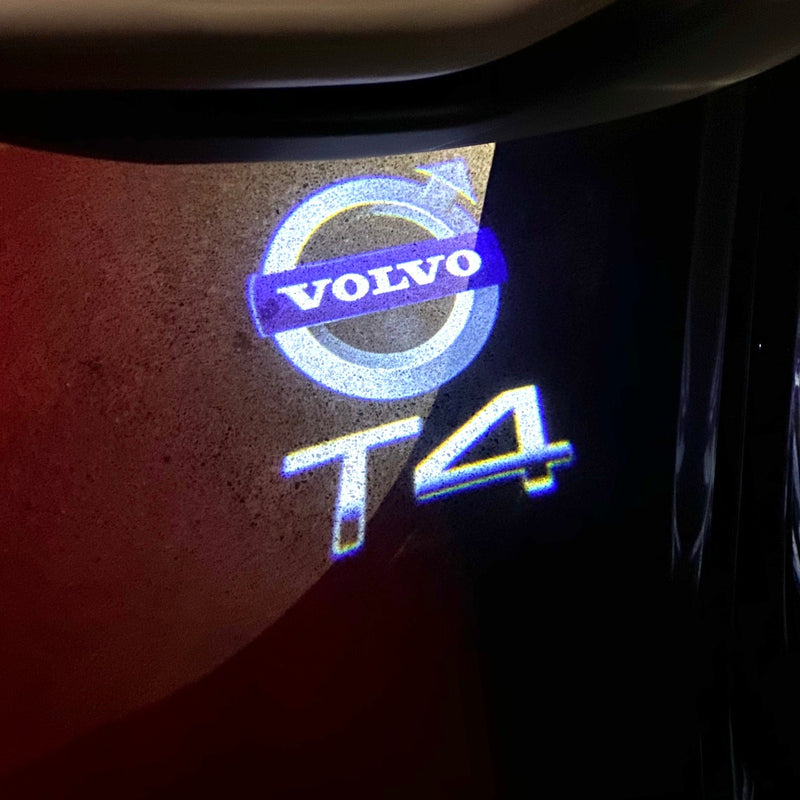 Volvo T4 LOGO PROJECROTR LIGHTS Nr.14 (quantità 1 = 2 pellicole logo / 2 luci porta) 