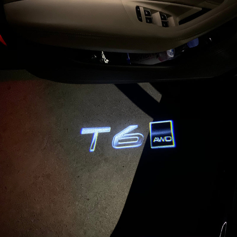 Volvo T 6 LOGO PROJECROTR LIGHTS Nr.128 (Menge 1 = 2 Logofolie / 2 Türleuchten) 