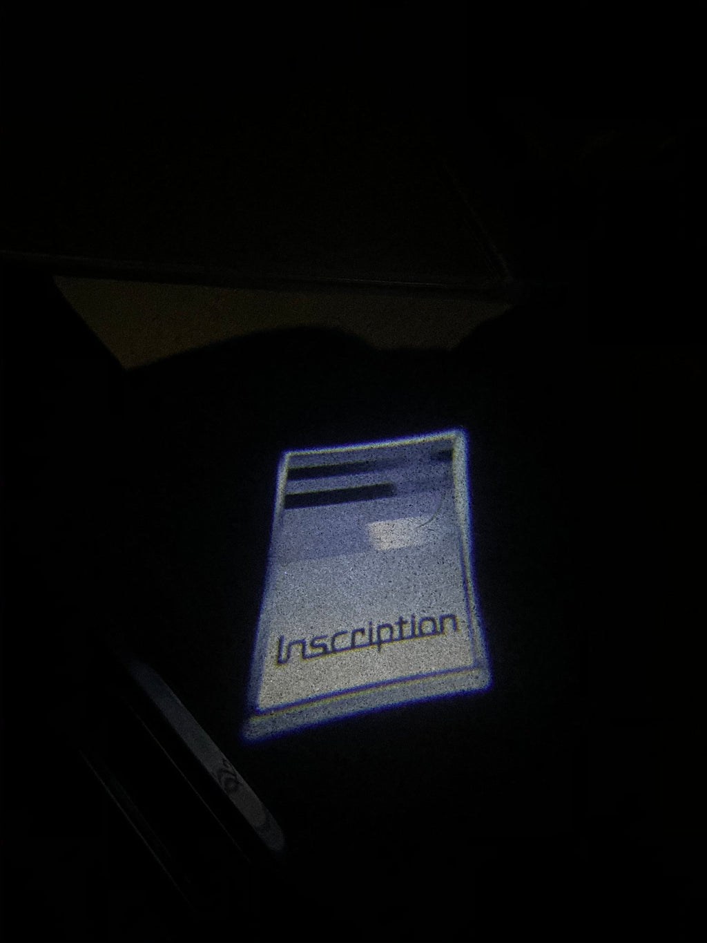 Volvo INSCRIPTION LOGO PROJECROTR LIGHTS Nr.71 (quantity  1 =  2 Logo Film /  2 door lights)