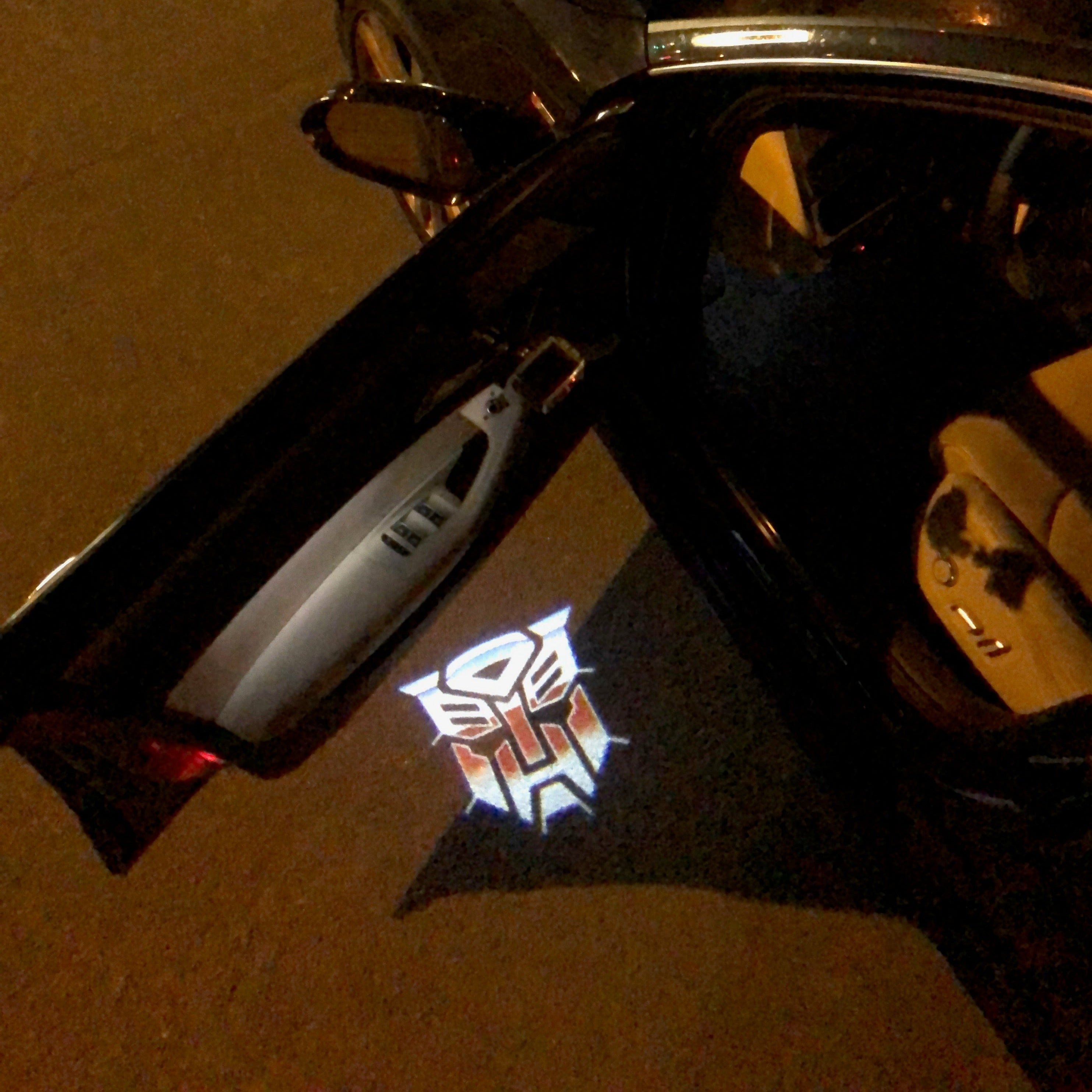 Transformers Logo door lights Nr. 251  (quantity 1 = 2 Logo Films /2 door lights）Movie Series Logo