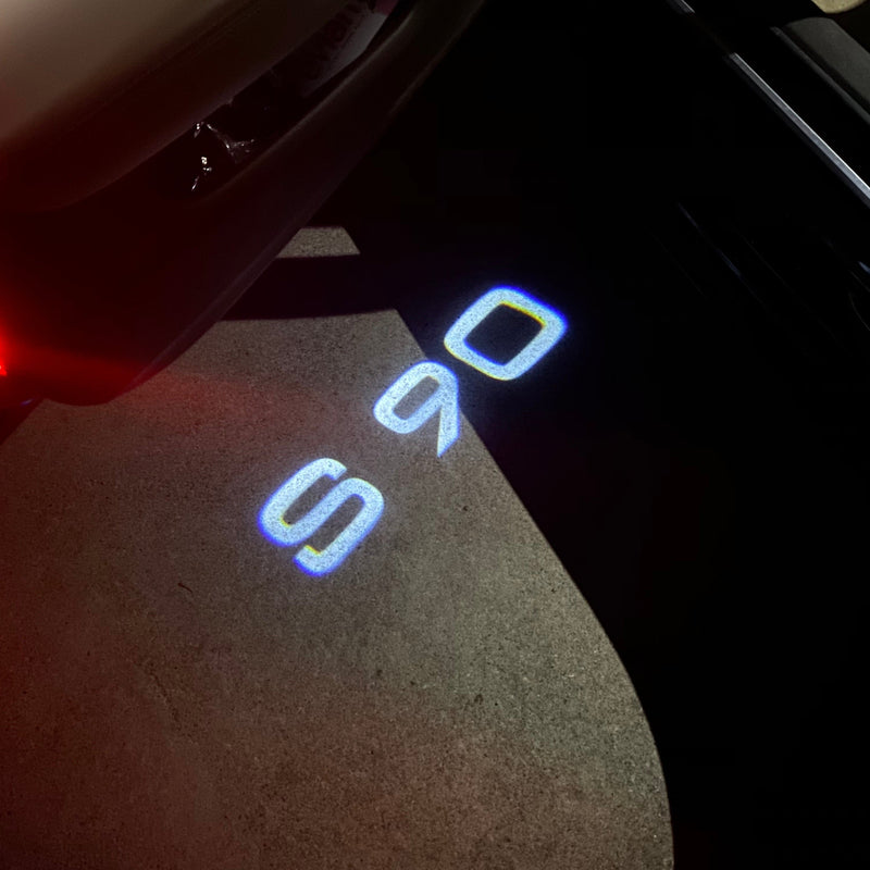 Volvo S 90 LOGO PROJECROTR LIGHTS Nr.97 (Menge 1 = 2 Logofolie / 2 Türleuchten) 