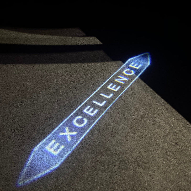 Volvo EXCELLENCE LOGO PROJECROTR LIGHTS Nr.94 (quantità 1 = 2 pellicole logo / 2 luci porta) 