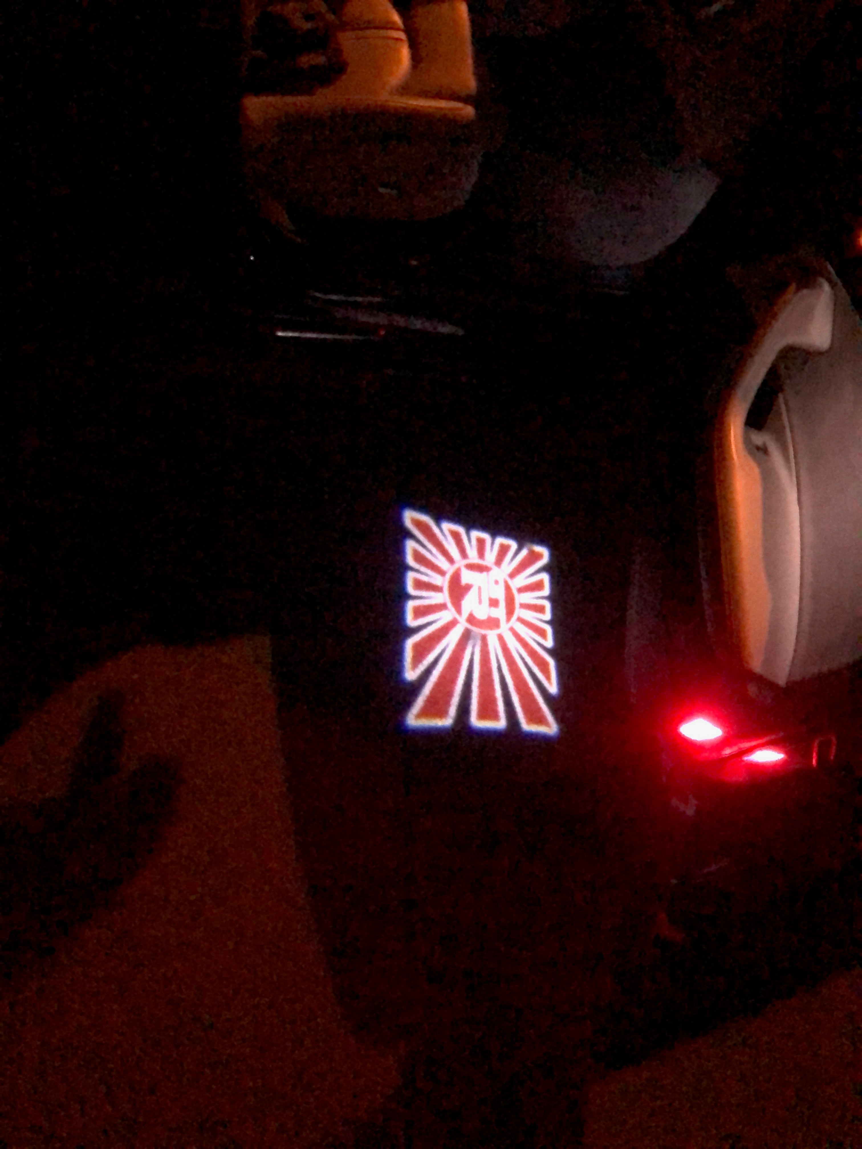 NISSAN GTR R35 PROJECTOT LIGHTS Nr.03 (quantity 1 = 2 Logo Films /2 door lights）