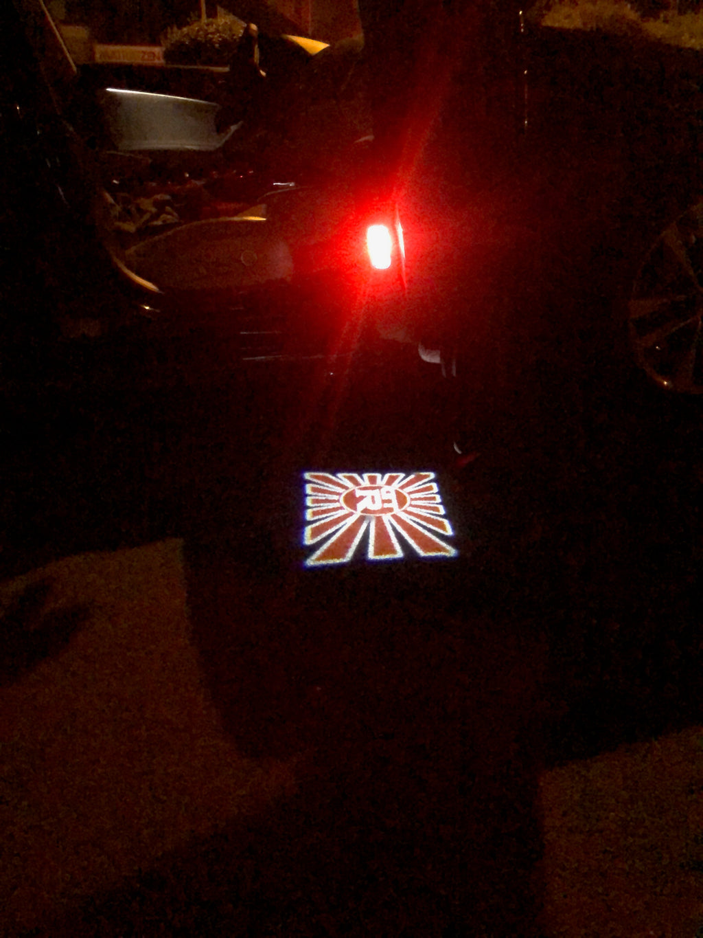 NISSAN GTR R35 PROJECTOT LIGHTS Nr.03 (quantity 1 = 2 Logo Films /2 door lights）