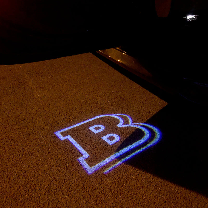 MERCEDES BENZ BRABUS LOGO PROJECTOT LIGHTS Nr.23 (Menge 1 = 1 Satz/2 Türleuchten) 