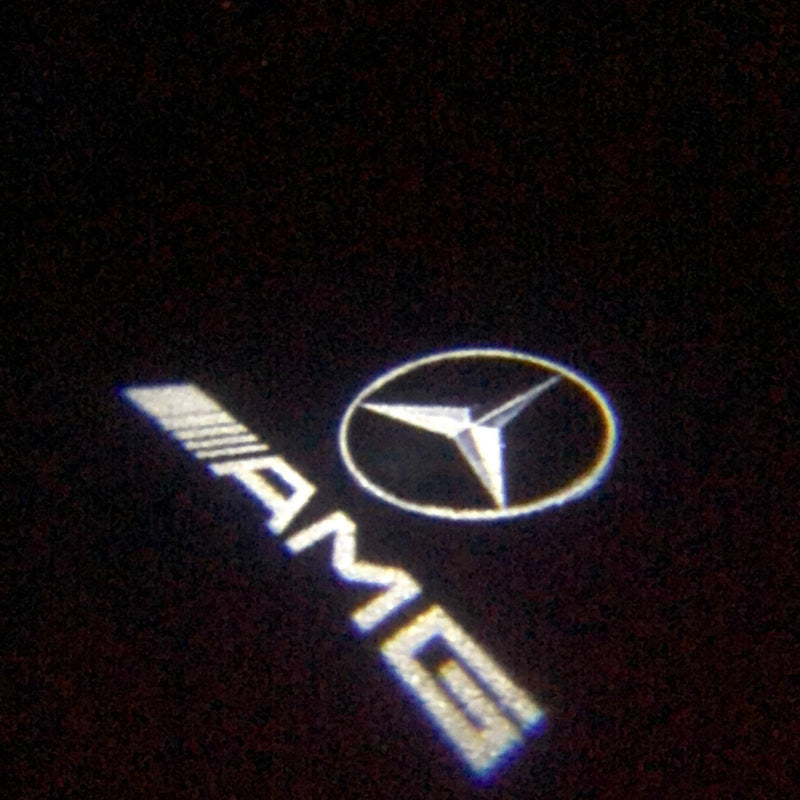 MERCEDES BENZ AMG LOGO PROJECTOT LIGHTS Nr.18 (Menge 1 = 1 Satz/2 Türleuchten)