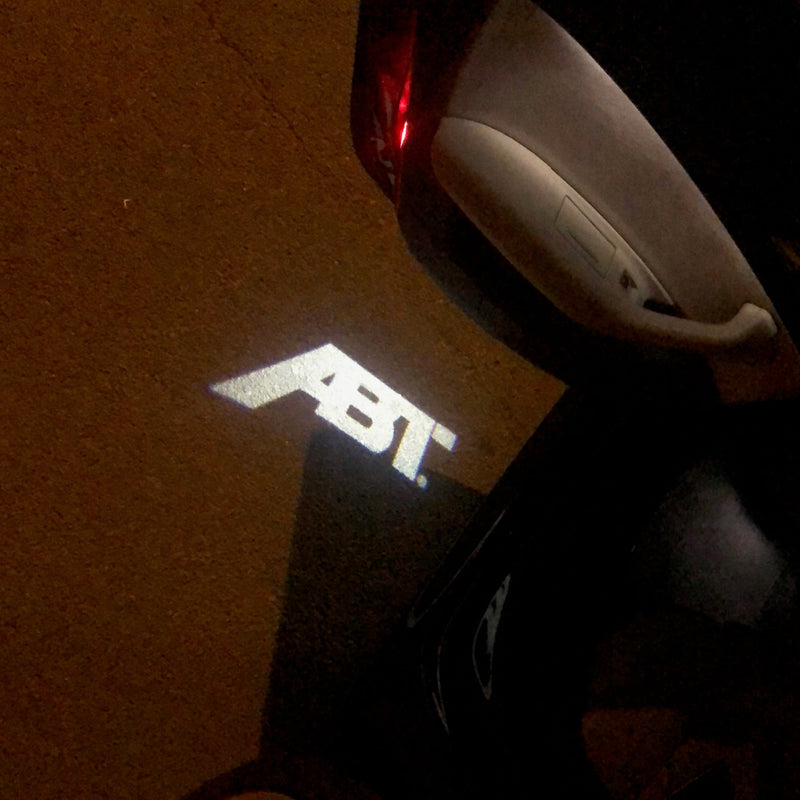 AUDI ABT LOGO PROJECTOT LIGHTS Nr.122 (quantity  1 =  2 Logo Film  & 2 door lights)