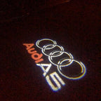 AUDI A5 LOGO PROJECTOT LIGHTS Nr.43  (quantity 1 = 2 Logo Films /2 door lights）