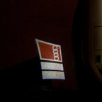 AUDI  S8 LOGO PROJECTOT LIGHTS Nr.103  (quantity 1 = 2 Logo Films /2 door lights）