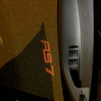AUDI RS7 LOGO PROJECTOT LIGHTS Nr.142  (quantity 1 = 2 Logo Films /2 door lights）