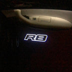 AUDI  R8 LOGO PROJECTOT LIGHTS Nr.123  (quantity 1 = 2 Logo Films /2 door lights）