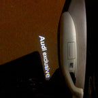 AUDI  EXCLUSIVE LOGO PROJECTOT LIGHTS Nr.73  (quantity 1 = 2 Logo Films /2 door lights）