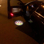 Volkswagen Door lights Original Logo  Nr. 07  ( quantity 1 = 2 logo film / 2 door lights)