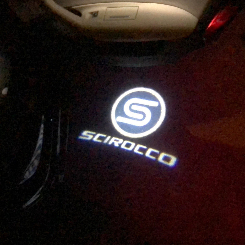 Volkswagen Türleuchten SCIROCCO Logo Nr. 87 (Menge 1 = 2 Logofolien /2 Türlichter） 