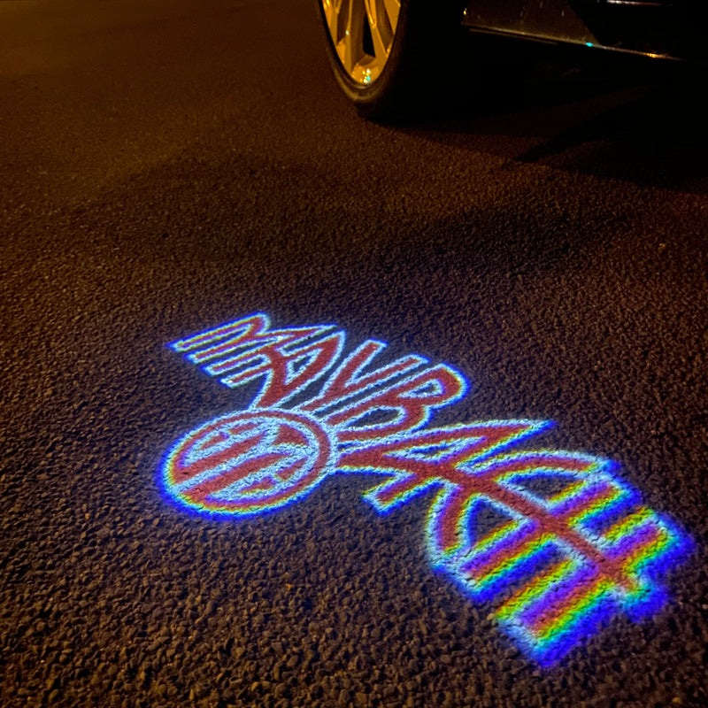 MAYBACH LOGO PROJECTOT LIGHTS Nr.1307 (Menge 1 = 2 Logofolien /2 Türleuchten）