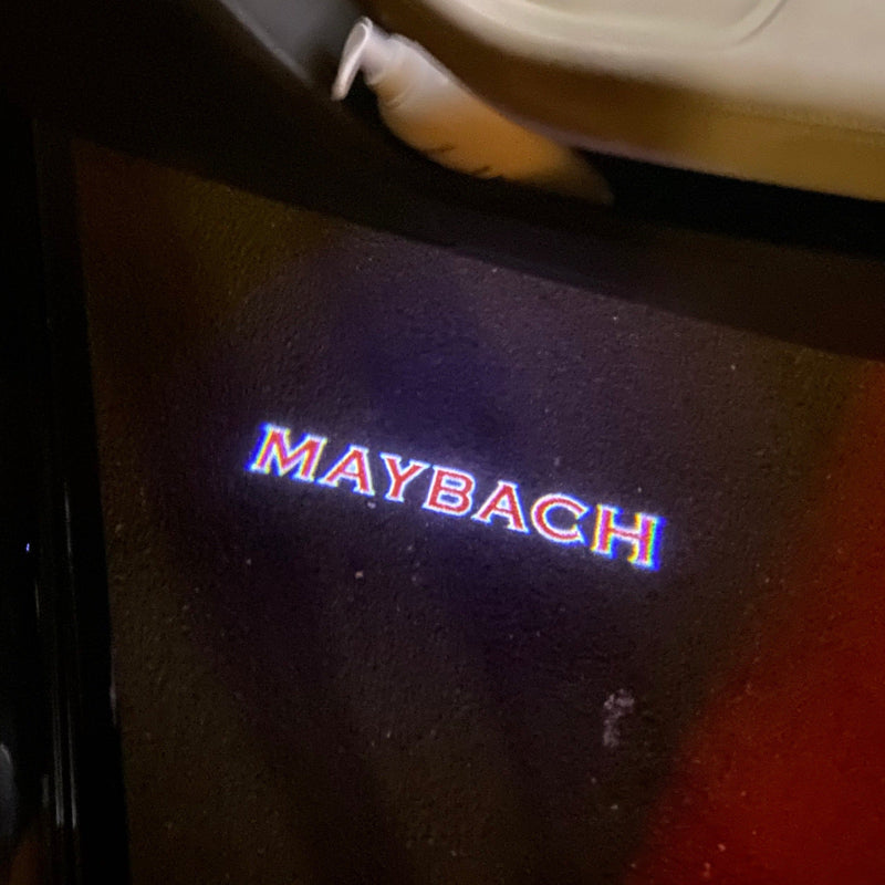 MAYBACH LOGO PROJECTOT LIGHTS Nr.1315 (Menge 1 = 2 Logofolien /2 Türleuchten）