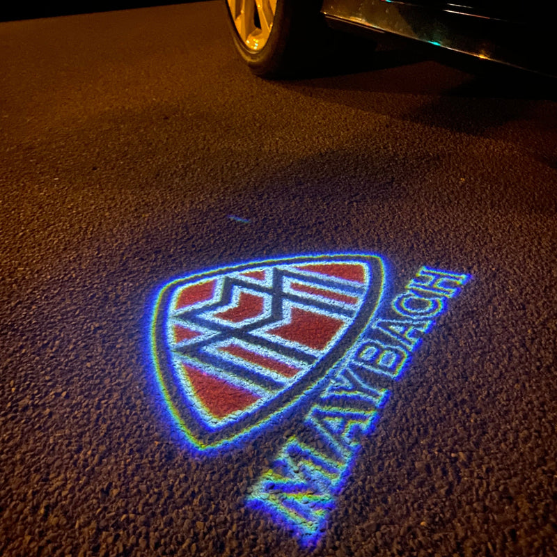 MAYBACH LOGO PROJECTOT LIGHTS Nr.1306 (quantità 1 = 2 pellicole logo /2 luci porta）