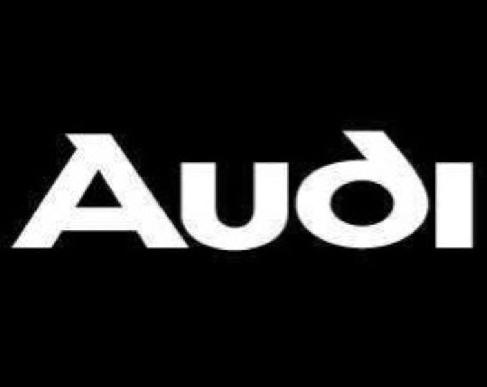 AUDI Original LOGO PROJECROT LIGHTS Nr.005 (quantità 1 = 2 pellicole logo /2 luci porta） 