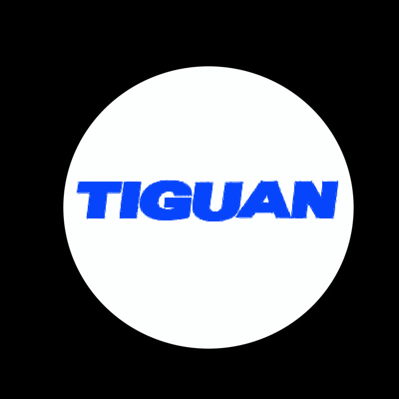 Volkswagen Luci porta TIGUAN Logo Nr.40 (quantità 1 = 2 pellicole logo/2 luci porta)