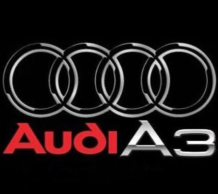 AUDI A3 LOGO PROJECTOT LIGHTS Nr.41  (quantity 1 = 2 Logo Films /2 door lights）