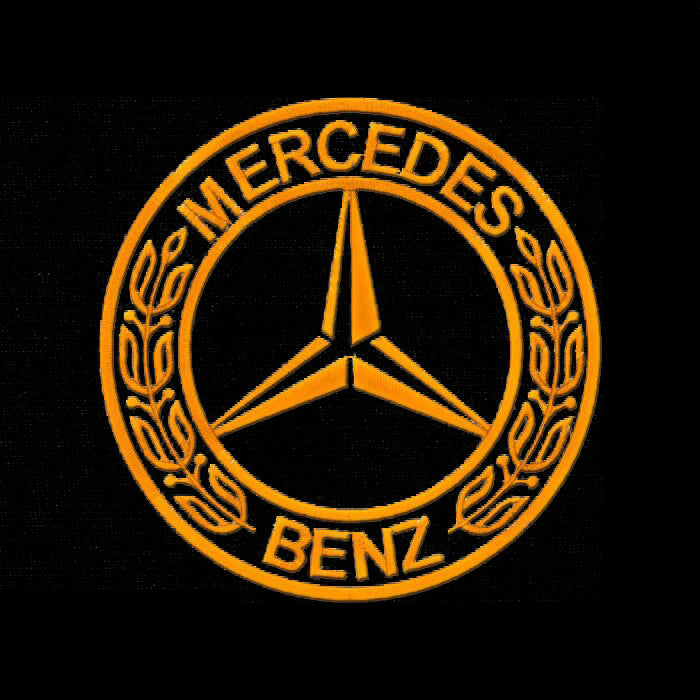 MERCEDES BENZ Original LOGO PROJECTOT LIGHTS Nr.05 (quantità 1 = 1 set/2 luci porta) 