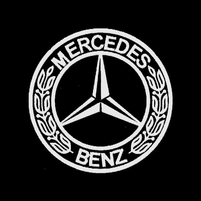 MERCEDES BENZ Original LOGO PROJECTOT LIGHTS Nr.09 (quantity 1 = 1 sets/2 door lights)